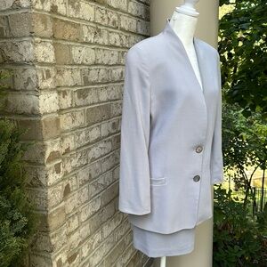 Linda Allard For Ellen Tracy 2 Piece Lilac Suit